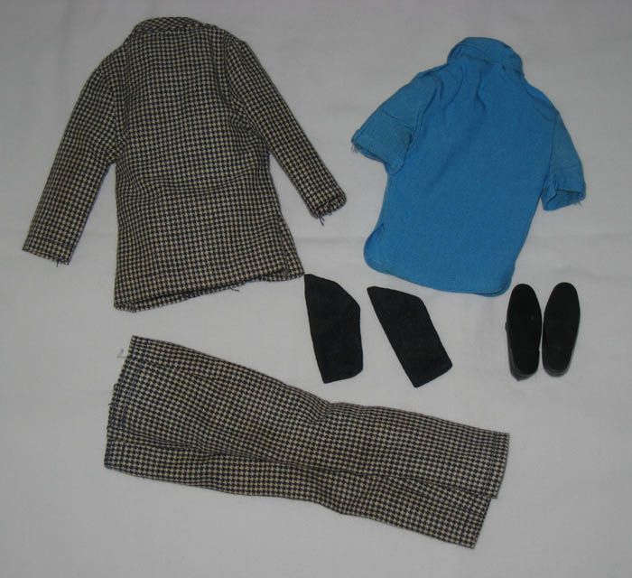 1970 MATTEL KEN BIG BUSINESS OUTFIT NEAR COMPLETE #1434  