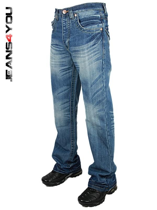 BRAND NEW MENS DESIGNER A42 APT AKKA LIGHT JEANS ALL WAIST SIZES 