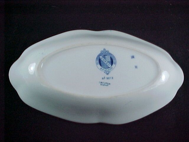 Brown Westhead Moore BWM Flow Blue Relish Serving Dish  