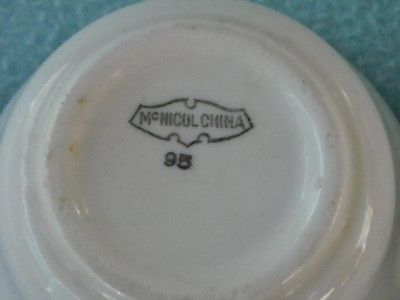 Custard Cups McNicol China West Virginia Vintage Kitchen  