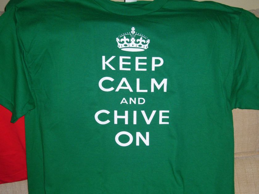 Keep Calm And Chive On KCCO Parody Shirt Unofficial  