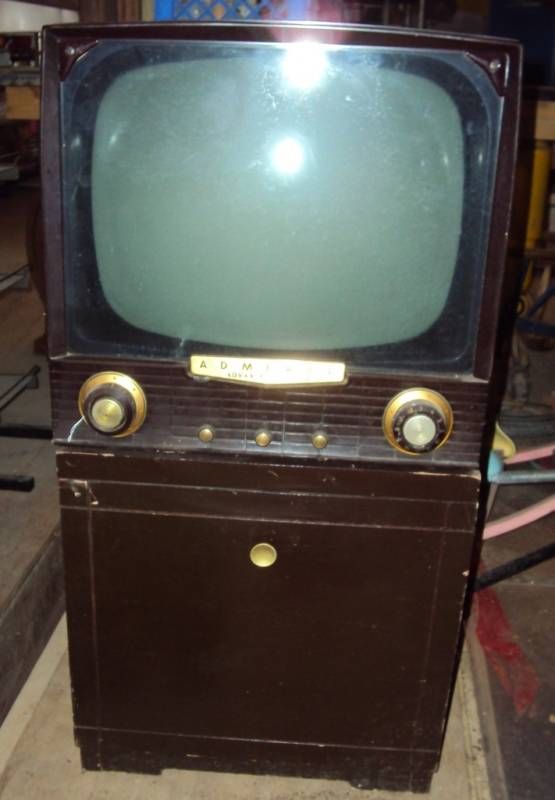 ADMIRAL VINTAGE ANTIQUE ? MOVIE PROP TELEVISION TV  