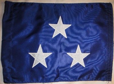 Original 1990 US Navy Vice Admiral Car Flag. Excellent unused 