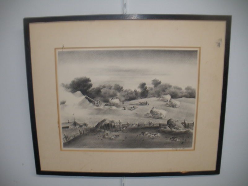 LISTED ADOLF DEHN MINNESOTA FARM THRESHING LITHO SIGNED  