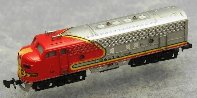 Minitrix N 2957 EMD F7 Diesel Loco ATSF / Santa Fe #501  