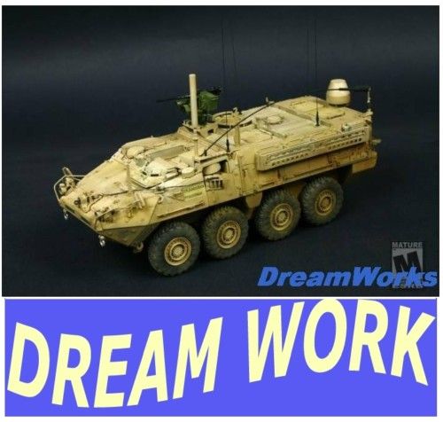 Built By AwardWinner AFV 1/35 Desert Stryker+IED+PE  