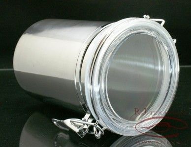 Stainless Steel Airtight Canister Hinged Lid FX177 2000ml  