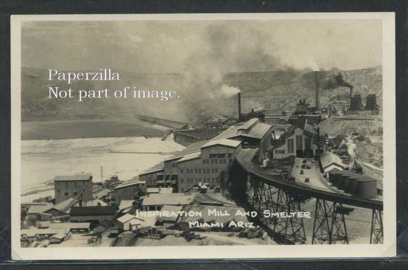 Sharp AZ Miami RPPC c20 INSPIRATION MILL & SMELTER  