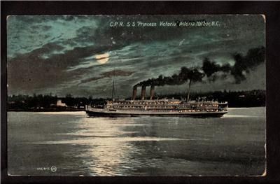 ss princess victoria ship victoria B.C.canada postcard  