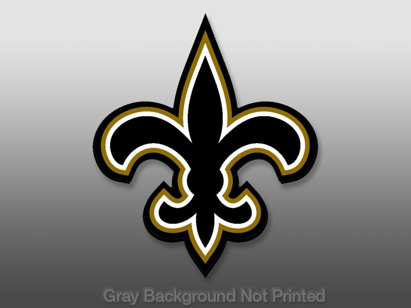 Fleur De Lis Sticker  decal saints new orleans lys best vinyl outdoor 