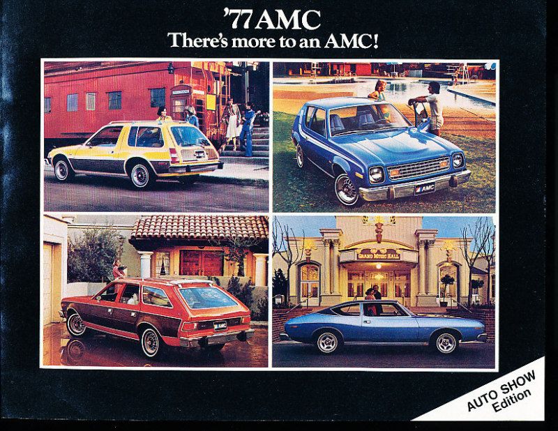 1977 AMC Sales Brochure Book Matador Gremlin Pacer AMX  