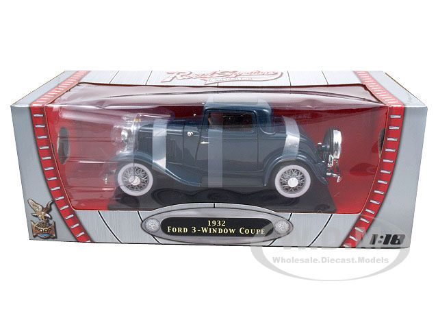   model of 1932 Ford 3 Window Coupe die cast car by Road Signature