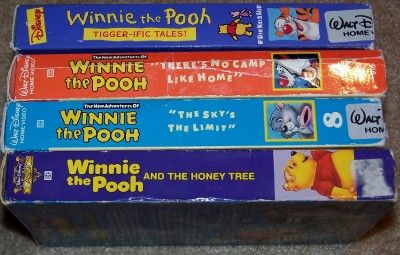 Winnie The Pooh 4 VHS Tigger ific Tales Theres No Camp Like Home 