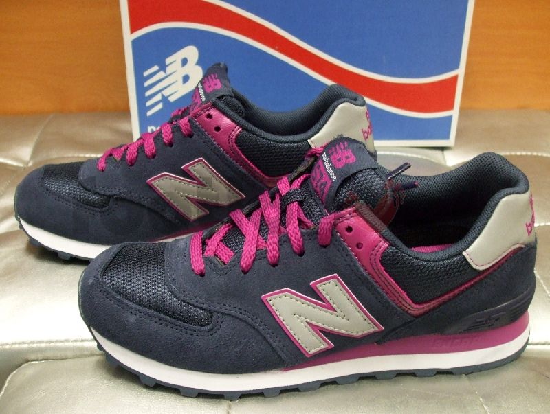 Scarpe New Balance 574 WL574NP Donna Sneaker Navy TG 38  