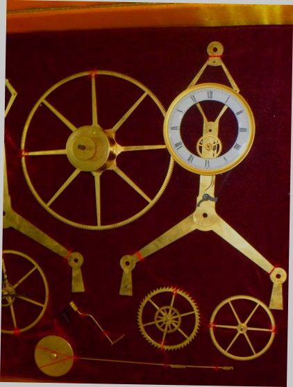 Great Wheel Skeleton Clock Kit,   