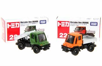 TOMICA TOMY 22 1/88 MERCEDES BENZ UNIMOG   SET  