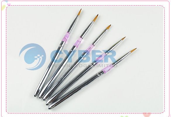 5X UV Gel Acrylic Nail Art Builder Brush Pen Tips 5 pcs  