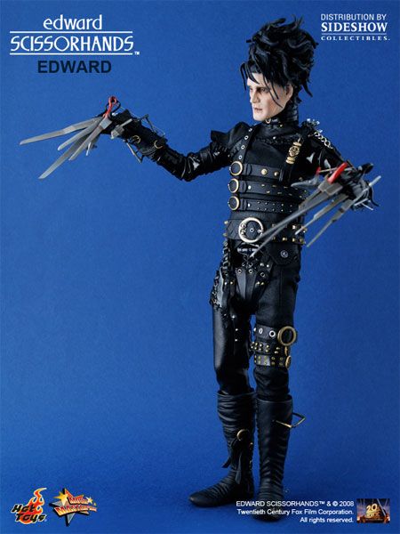 HOT TOYS EDWARD SCISSORHANDS Johnny Depp Figure MISB  