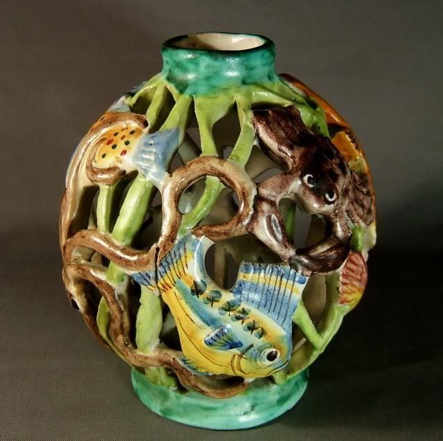 FUNKY MID 20th.CENTURY CERAMICA ARTISTICA SOLIMENE VASE  