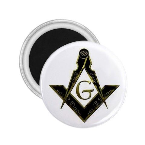 MASON FREEMASON MASONIC  New Logo Magnet 2.25  