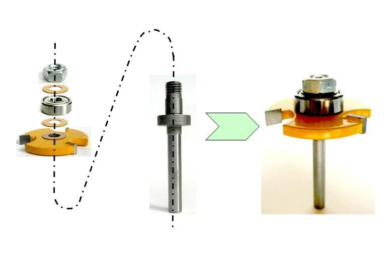 1PC 1/4 SH Biscuit 5/32 Joint Assembly Router Bit  