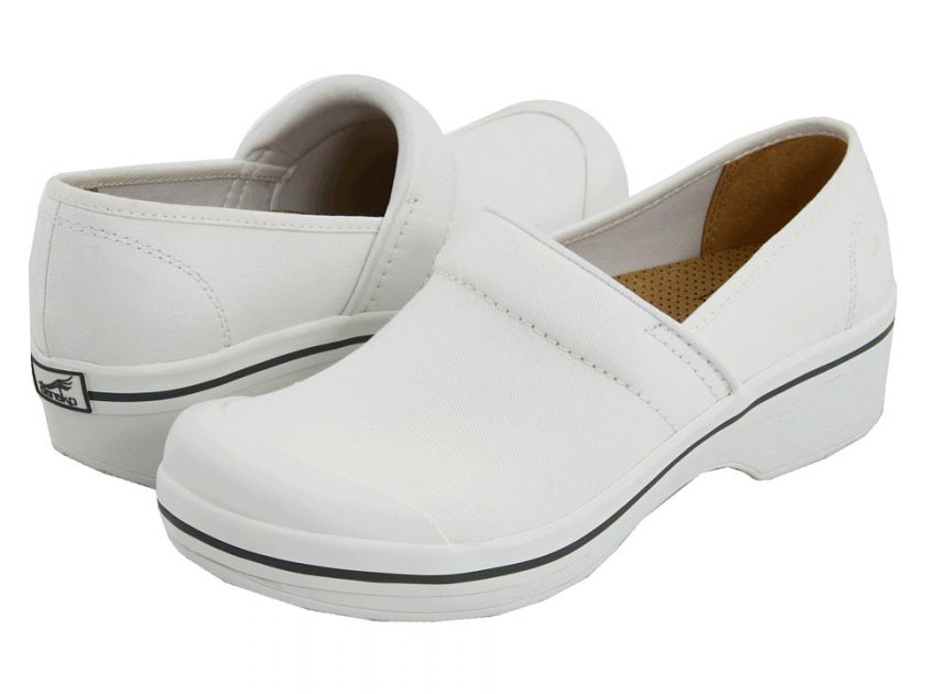 NEW Dansko Womens Volley Canvas Clog/Shoe Size 38 White  