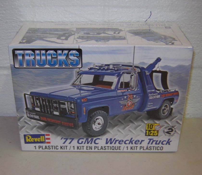 Revell Model Kit 1977 GMC WRECKER TRUCK 1/25 Factory Sealed Kit 85 