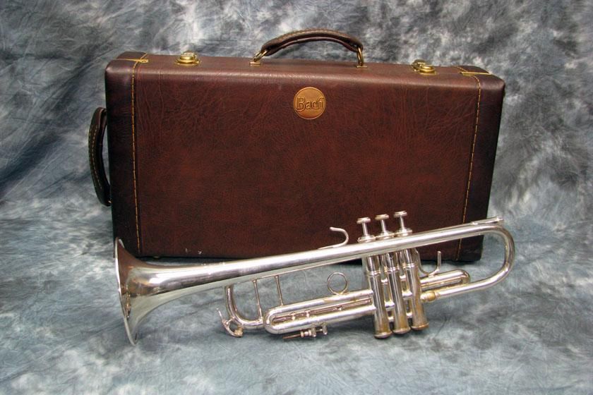 Bach Stradivarius Model 43 Professional Silverplated Trumpet ~ML 