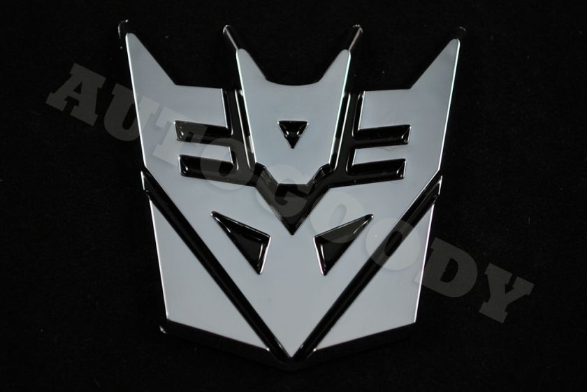 TRANSFORMERS DECEPTICON Emblem Badge Megatron Auto Logo  