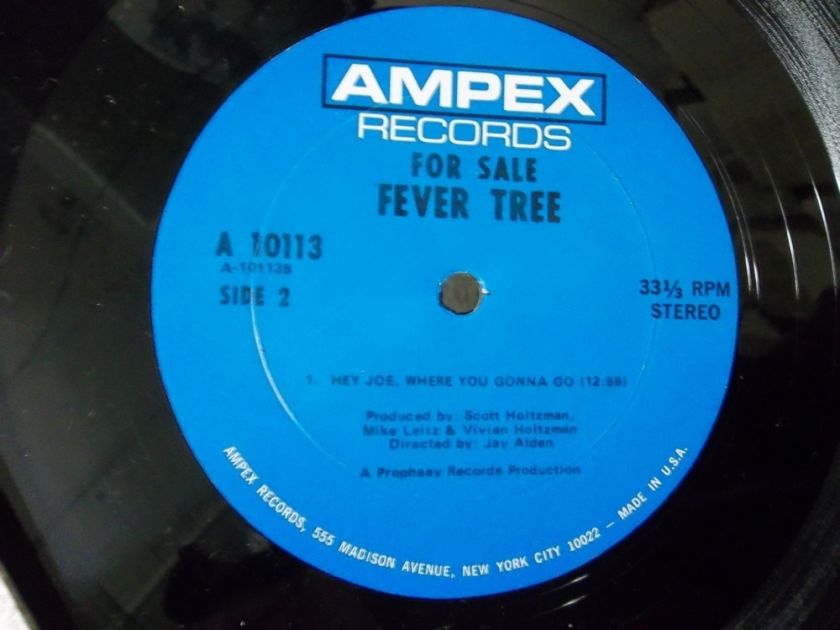 FEVER TREE   For Sale (RARE US Pressing on AMPEX, Garage Psych) M /NM 