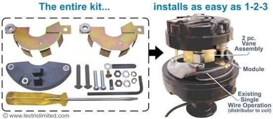 68 69 70 71 72 Corvette Breakerless Elec Ign Conversion  