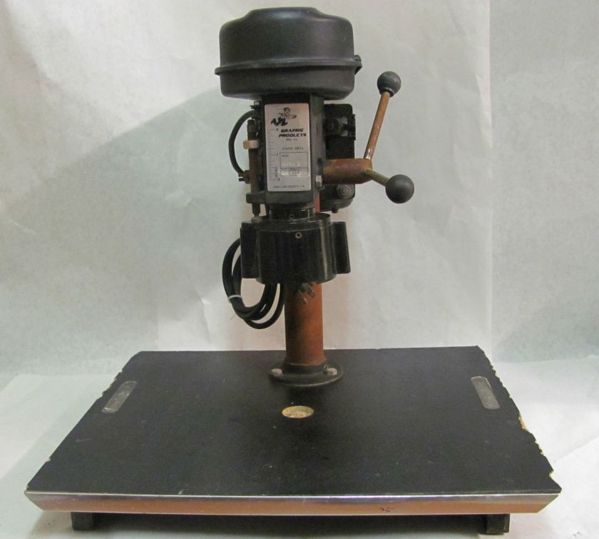 Graphic Products Mark 3(III) Paper Drill Press, Bindery/Printing 