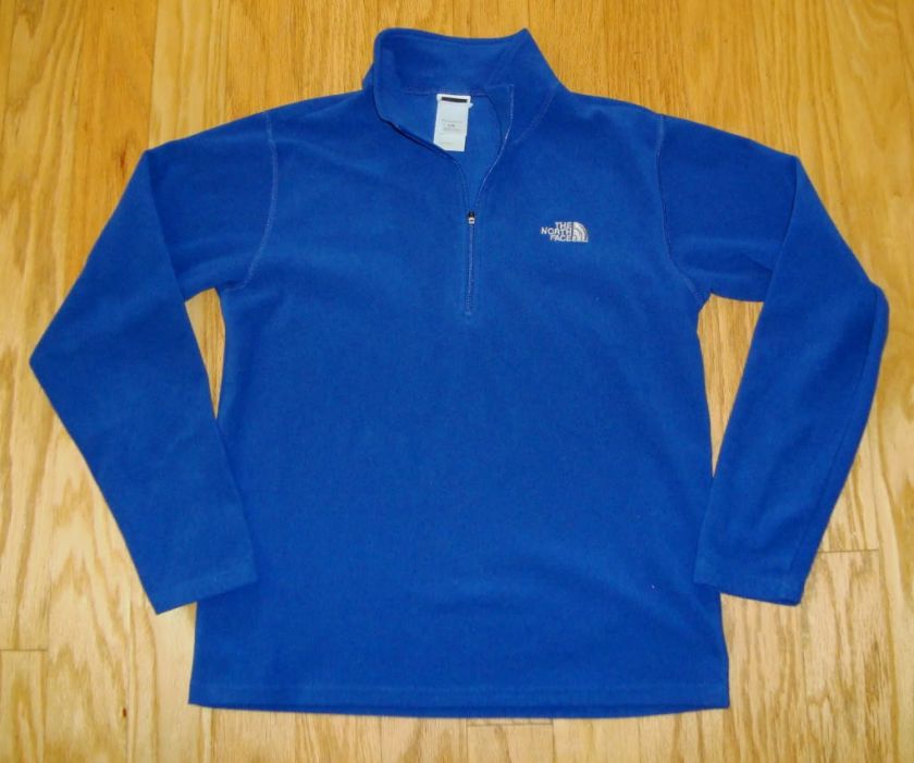 The North Face *TKA 100* blue fleece jacket ~ boys L  