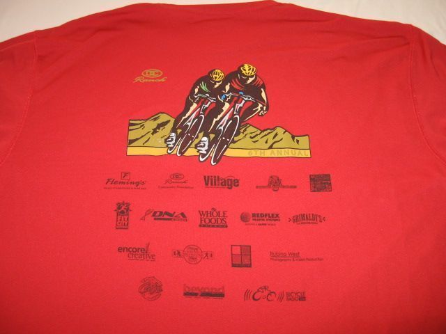 ZORREL Mens XL Bike Race Jersey Shirt TOUR DE SCOTTSDAL  