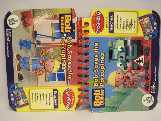 My First Leappad BOB BUILDER SAVES THE PORCUPINES D046  