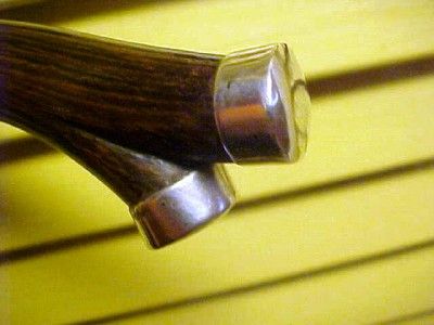   STERLING SILVER SPLIT TOP WALKING STICK CANE 34 1/2 LONG  