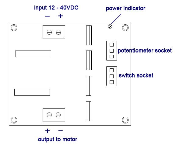DC Motor Speed Controller (Forward Backward Switchable)  