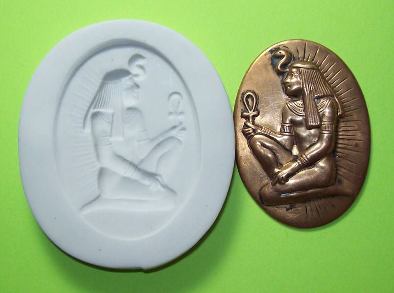 EGYPTIAN PHAROAH KNEELING EGYPT ~ CNS polymer clay mold  