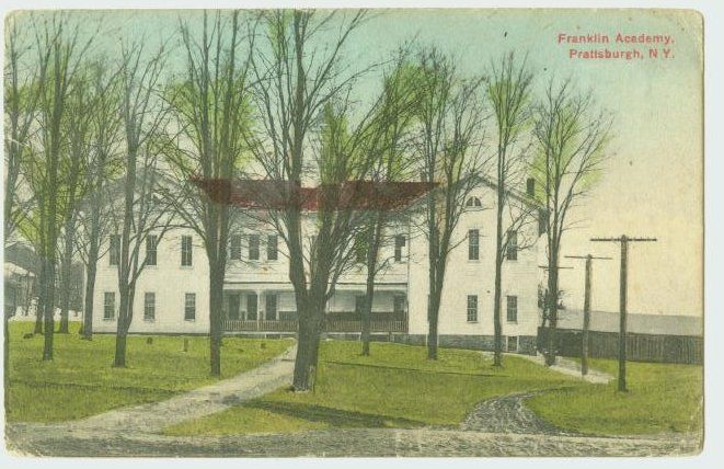 021907 FRANKLIN ACADEMY PRATTSBURGH NY NEW YORK POSTCARD 1908  