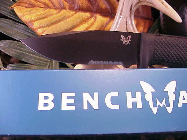 BENCHMADE KNIFE 515SBK RANT MDP PARDUE FIXED KNIFE D2  