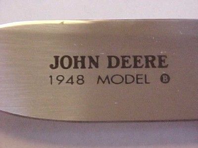 Franklin Mint JOHN DEERE TRACTOR KNIFE 1948 MODEL FARM  