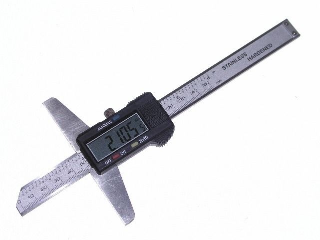 150mm) Digital Depth Gauge gage Extra Large Screen  