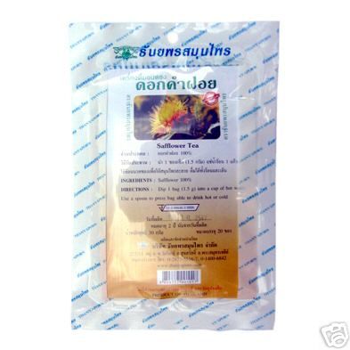 40 x Safflower tea teabags helps reducing cholesterol.  