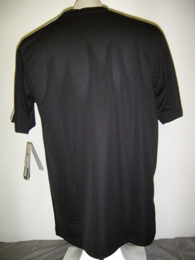 NWT ADIDAS Mens Odyssey Athletic Training Shirt 2XL BLACK Short 