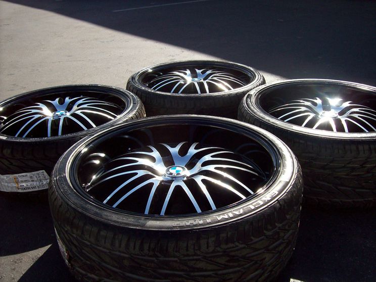 22 BMW WHEELS 745 745I 745IL 750 750I 750IL TIRES 760IL  