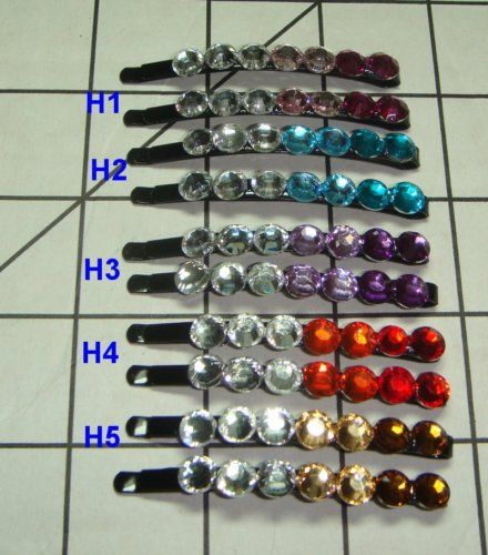 pair Sparkle rhinestones Hair Pins  bobby Pins 0315 2  