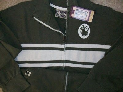 Boston Celtics JACKET NBA HARDWOOD CLASSIC Med NWT  