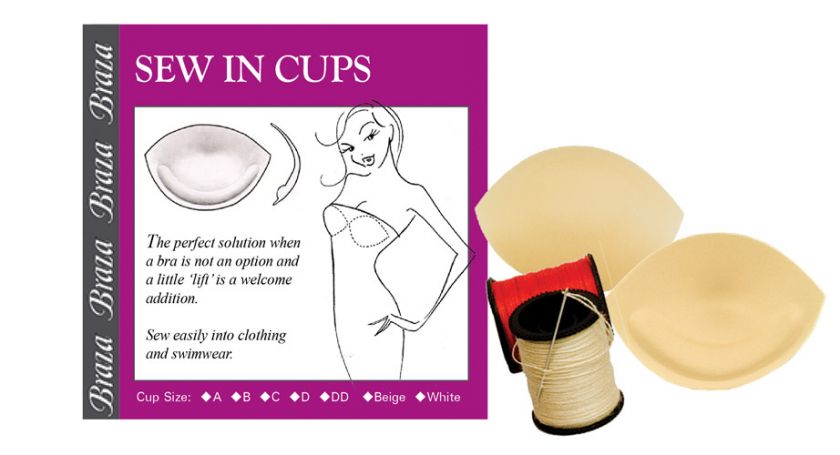 BRAZA BUILD YOUR OWN BRA SEW IN ENHANCEMENT CUPS  