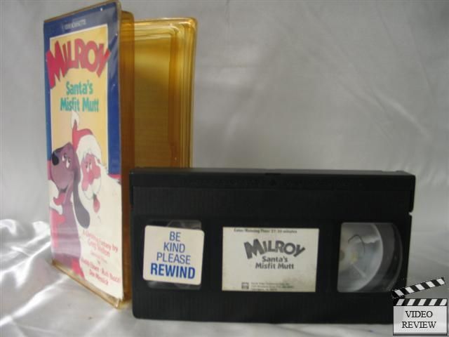 Milroy   Santas Misfit Mutt VHS Buddy Ebsen Ruth Buzzi  