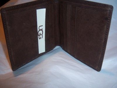 Ugg Australia Hipster Credit Card Leather Wallet Stout  